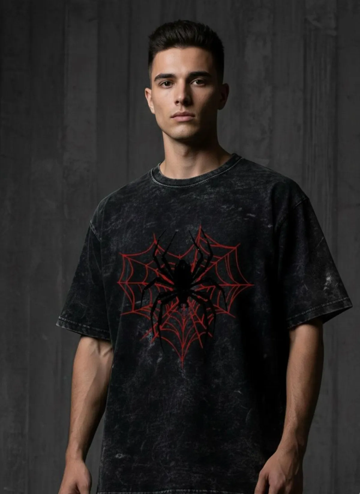 Premium Acid Wash Drop Shoulder T-Shirt
