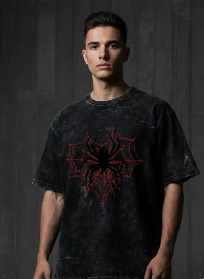 Premium Acid Wash Drop Shoulder T-Shirt_img_0
