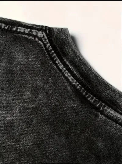 Premium Acid Wash Drop Shoulder T-Shirt_img_2