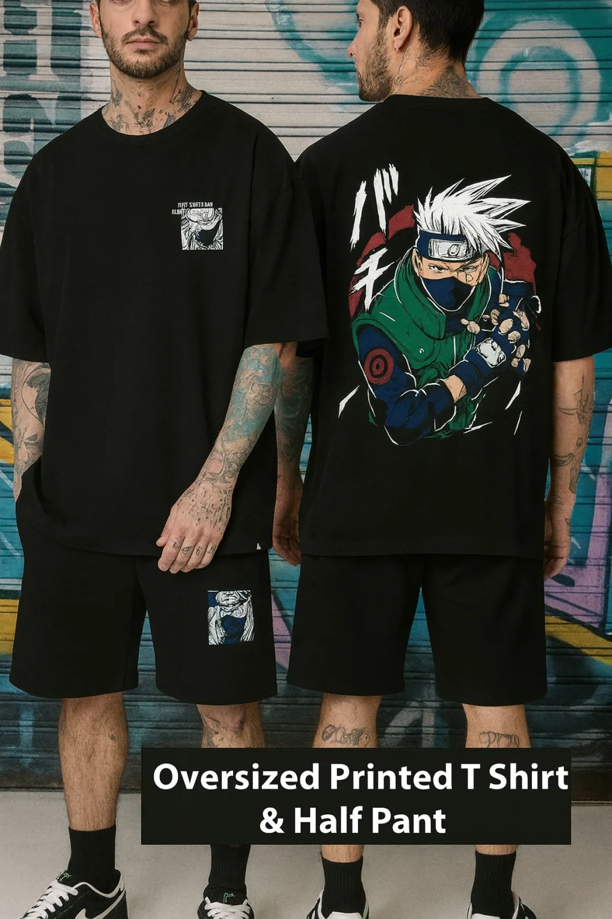 Premium Drop Shoulder T-Shirt & Pant Combo