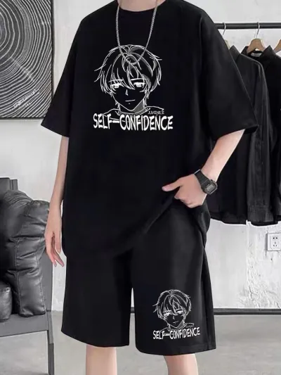 Premium Drop Shoulder T-Shirt & Pant Combo_img_0