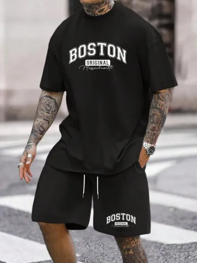 Premium Drop Shoulder T-Shirt & Pant Combo_img_0