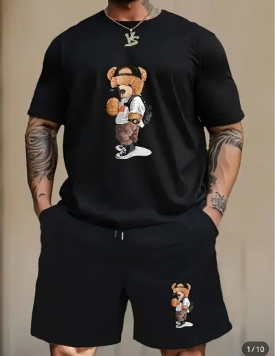 Premium Drop Shoulder T-Shirt & Pant Combo_img_0