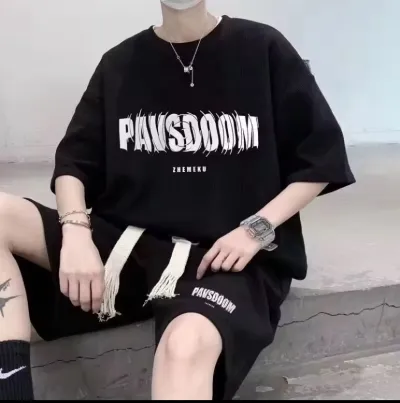 Premium Drop Shoulder T-Shirt & Pant Combo_img_0