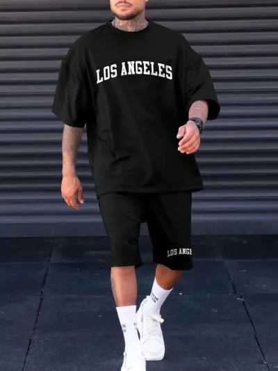 Premium Drop Shoulder T-Shirt & Pant Combo_img_0