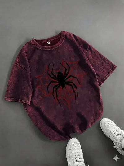 Premium Acid Wash Drop Shoulder T-Shirt_img_0