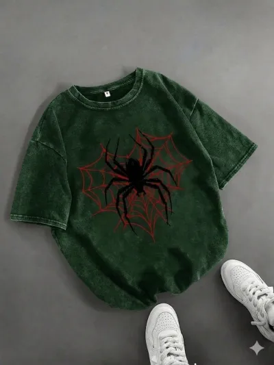 Premium Acid Wash Drop Shoulder T-Shirt_img_0