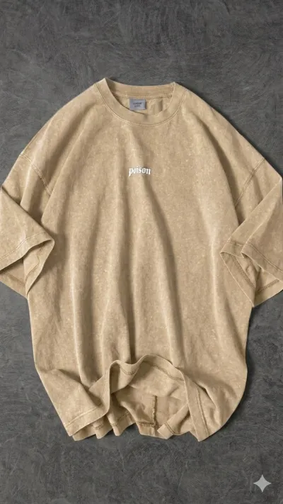 Premium Acid Wash Drop Shoulder T-Shirt_img_0