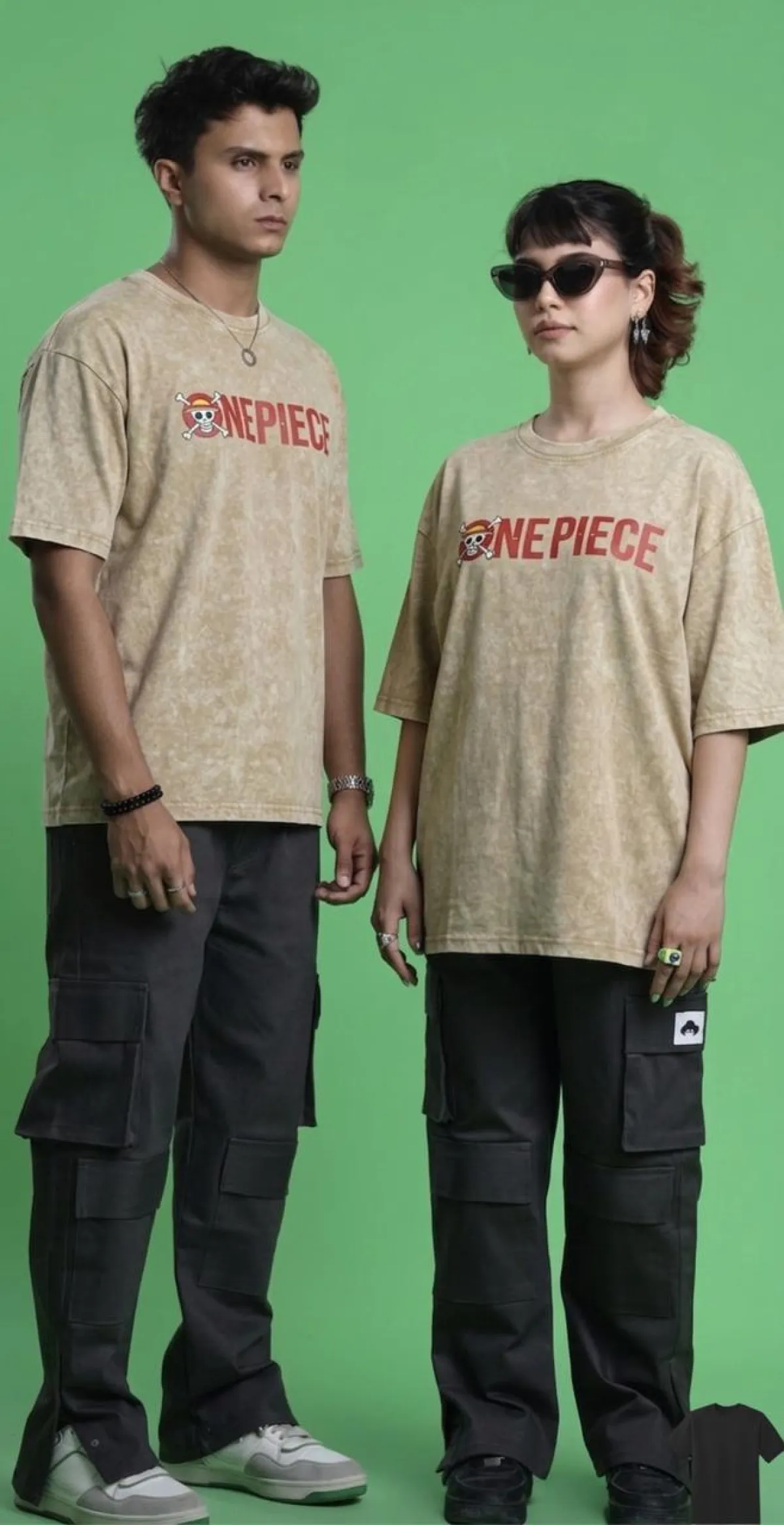 ACID WASH DROP SHOULDER T-SHIRT