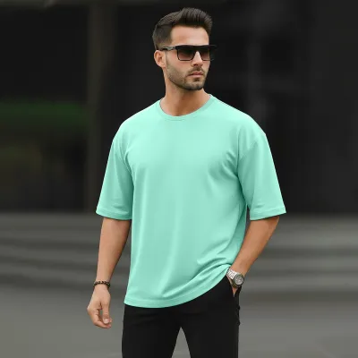 Solid Drop Shoulder T-shirt_img_1