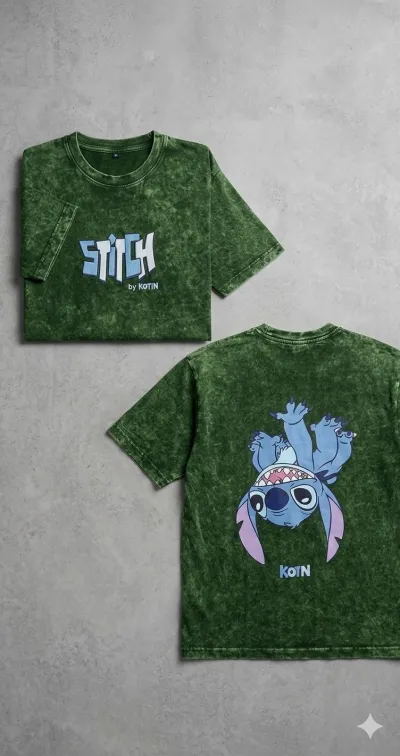 Premium Acid Wash Drop Shoulder T-Shirt_img_24