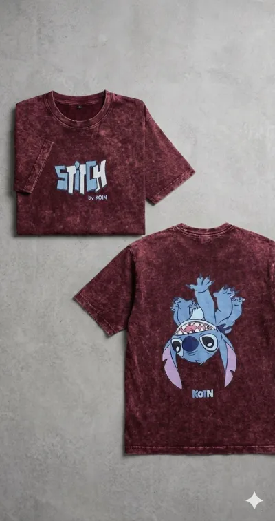 Premium Acid Wash Drop Shoulder T-Shirt_img_16