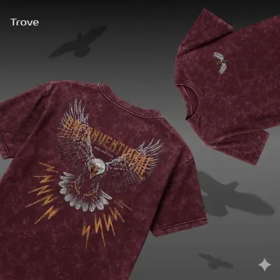 Premium Acid Wash Drop Shoulder T-Shirt_img_14