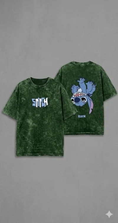 Premium Acid Wash Drop Shoulder T-Shirt_img_10