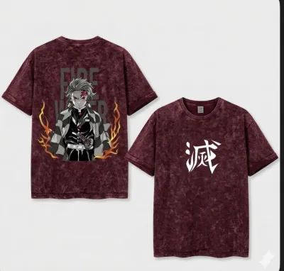 Premium Acid Wash Drop Shoulder T-Shirt_img_9