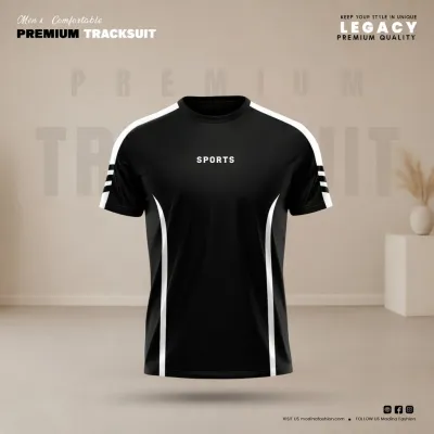 Stylish Half Sleeve Sports T-Shirt_img_22