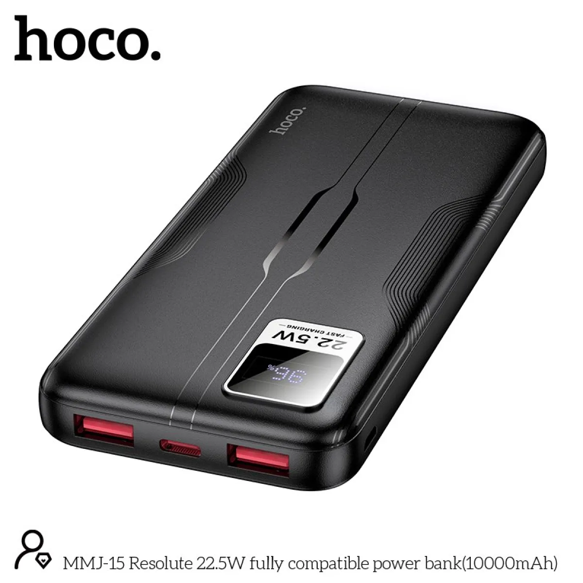 Hoco MMJ15 Resolute 22.5W 10000mAh Fast Charging Power Bank