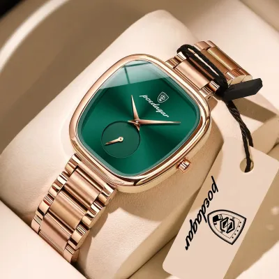 POEDAGAR Luxury Watch for Woman Waterproof Stainless Steel Women's Quartz Watches Simple High Quality Ladies Wristwatch_img_1