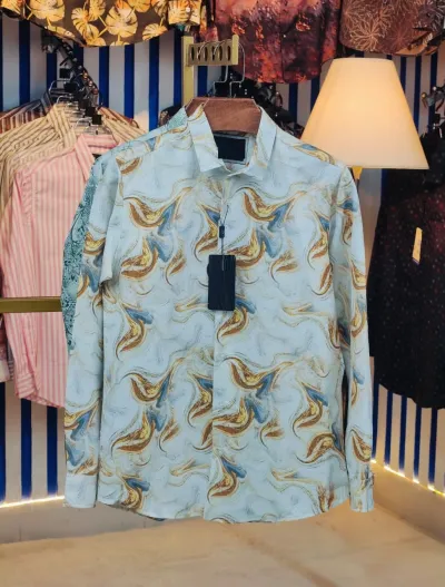 China Floral Print Full Sleeve Shirts_img_1