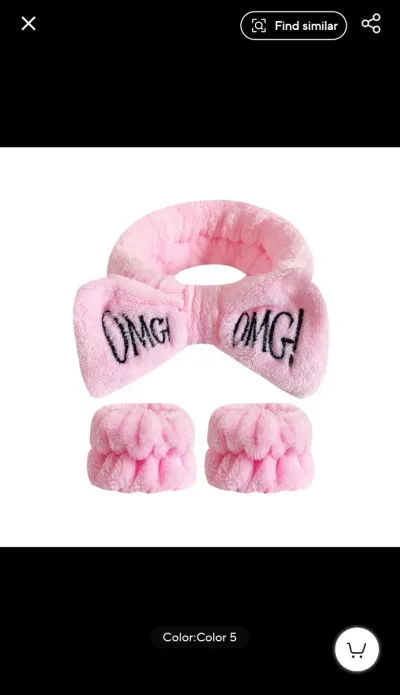 Women Coral Fleece Elastic Hair Bands_img_4