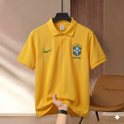 Highdency Rubber Print World Cup Polo Shirt_img_8