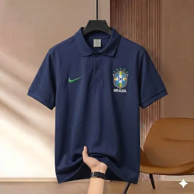 Highdency Rubber Print World Cup Polo Shirt_img_9