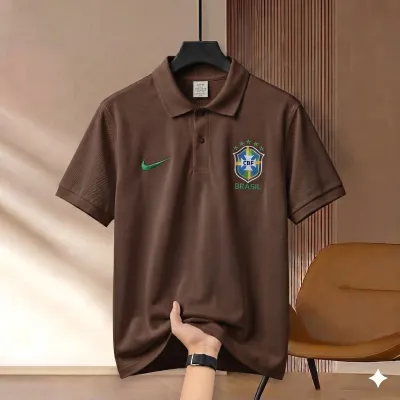 Highdency Rubber Print World Cup Polo Shirt_img_7