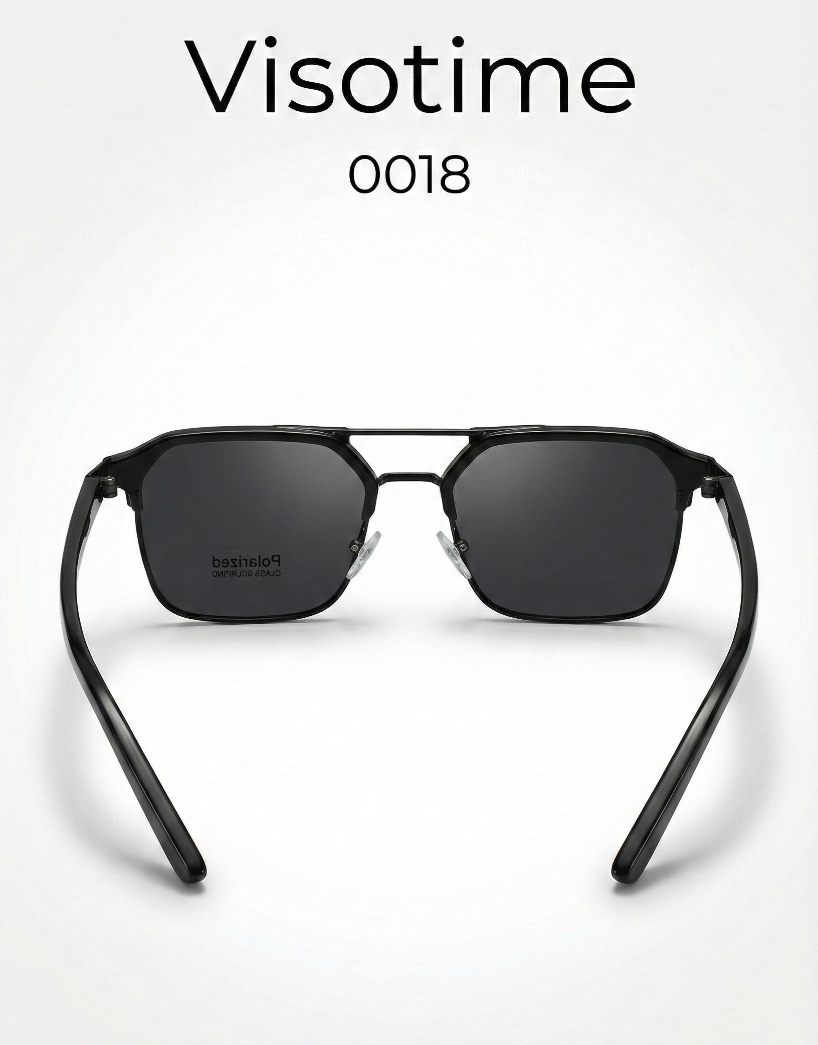 Visotime Men’s Geometric Double-Bridge Polarized Sunglasses (Model 0018)_img_3