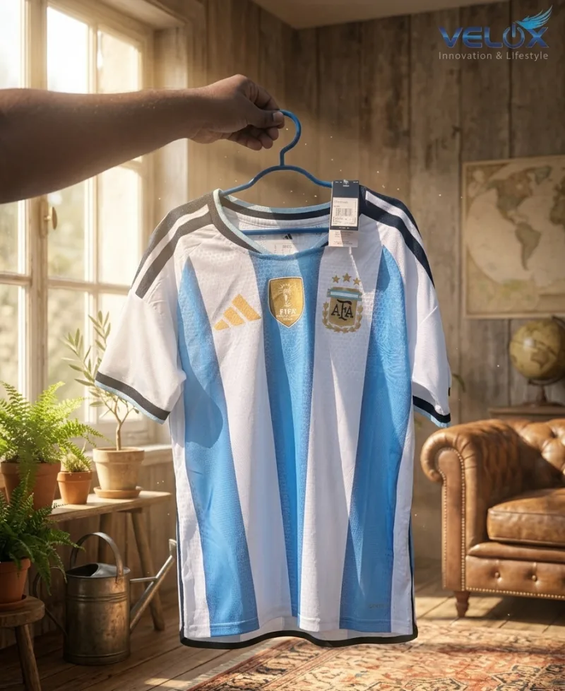 Argentina home kit player edition jersey â