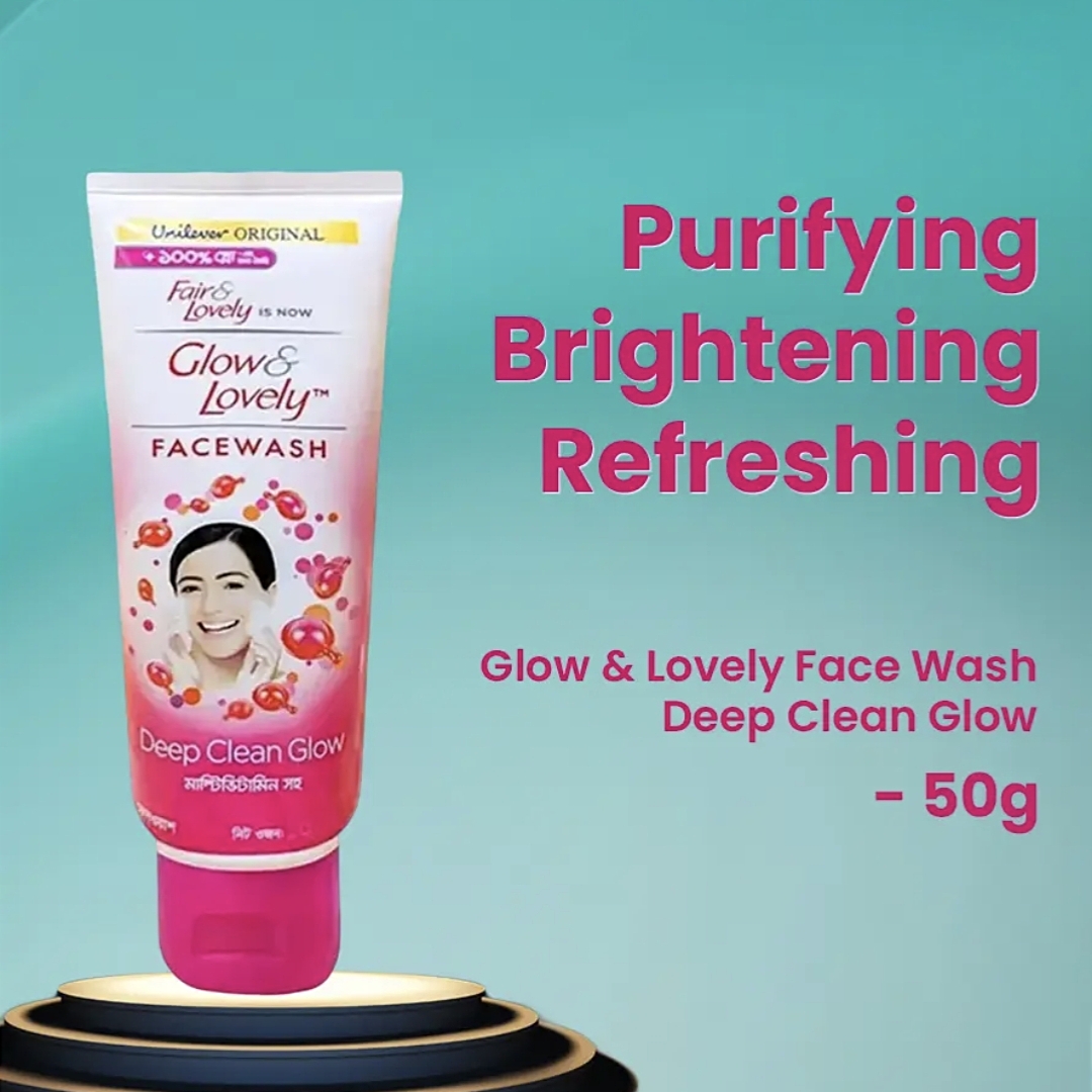 Glow & Lovely Face Wash Deep Clean Glow - 50g