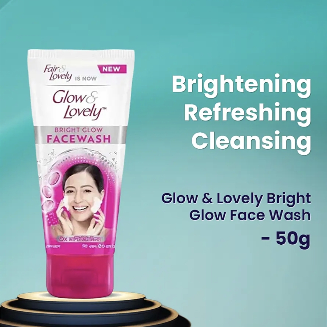 Glow & Lovely Bright Glow Face Wash - 50g