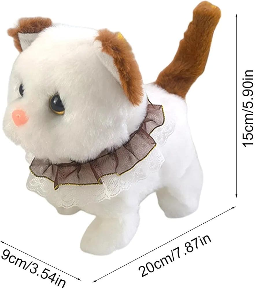 Electronic Plush Kitten Smart & Realistic Cat Toy T0430 thumbnail 2