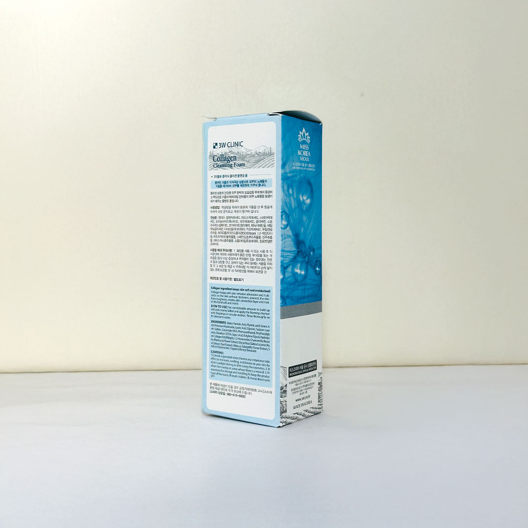 3W Clinic Collagen Cleansing Foam 100 ml thumbnail 4