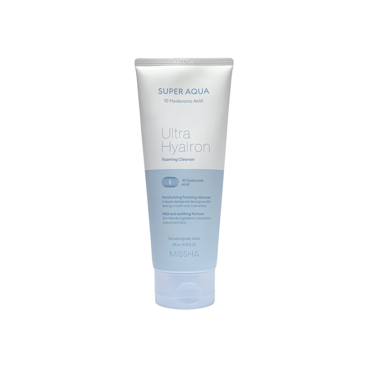 Missha Super Aqua Ultra Hyalron Foaming Cleanser 200 ml thumbnail 2