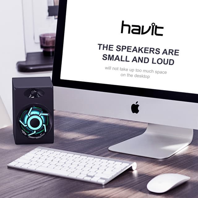 HAVIT SK706 GAMENOTE BACKLIT USB SPEAKER thumbnail 3