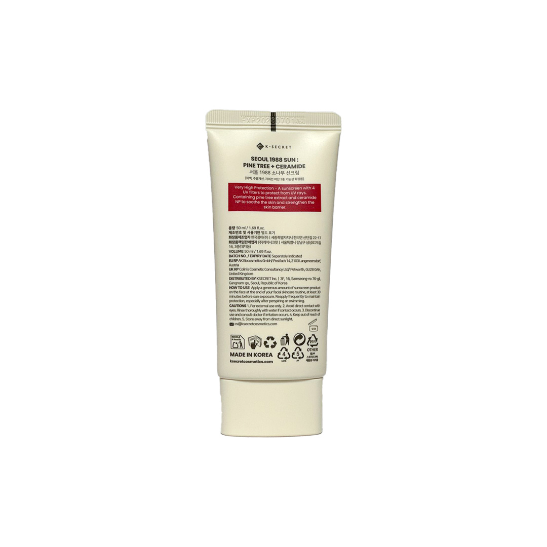 K-Secret Seoul 1988 Sun : Pine Tree + Ceramide 50 ml thumbnail 2
