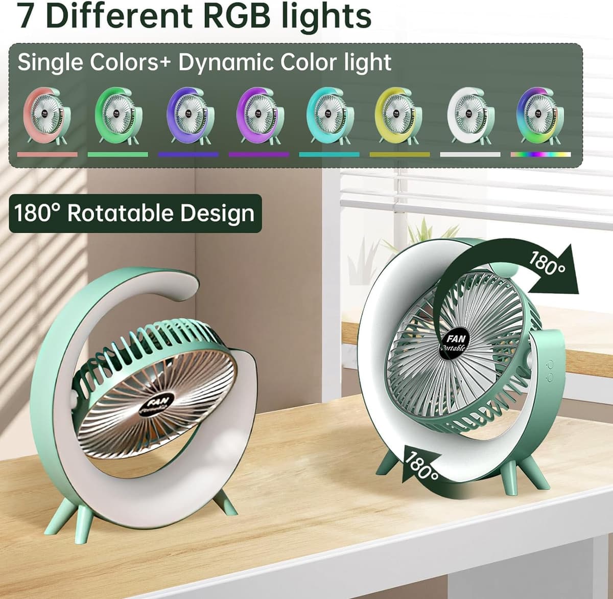 Colourful G63 Desktop Air Conditioner Fan S13-F1192 thumbnail 7