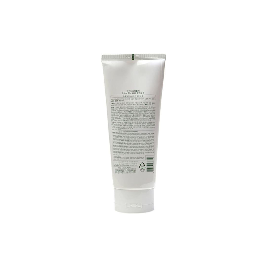 Nature Republic Fresh Herb Cleansing Foam 170 ml thumbnail 2