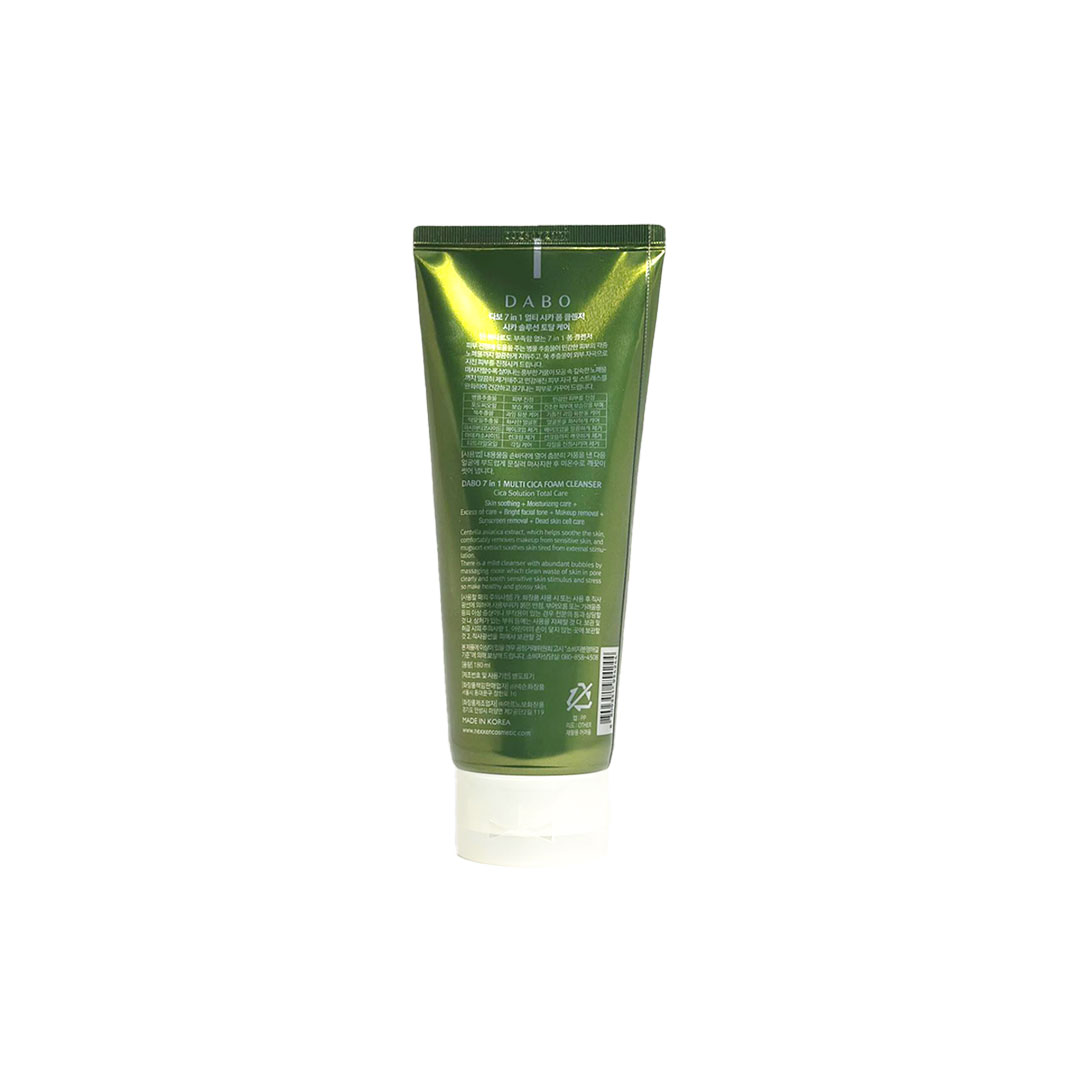 Dabo 7 In 1 Multi Cica Foam Cleanser 180 ml thumbnail 2