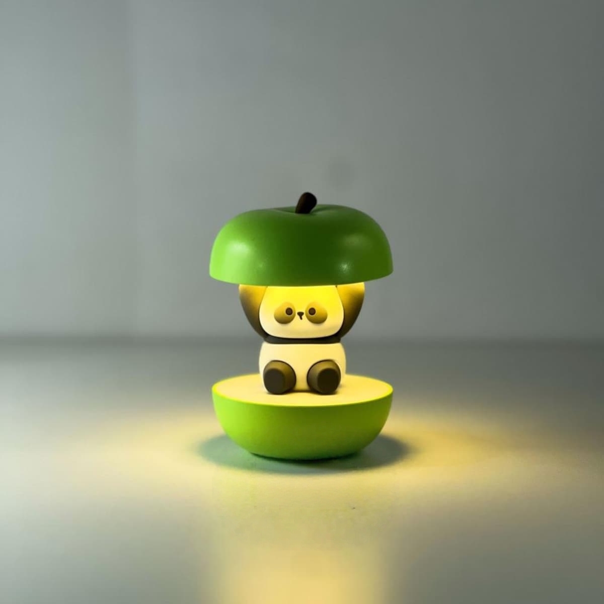 Premium Panda Apple LED Night Light L0296 thumbnail 2