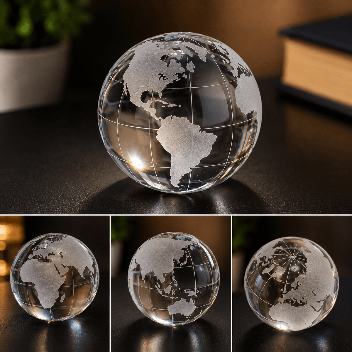 Crystal Globe Glass Ball ✨