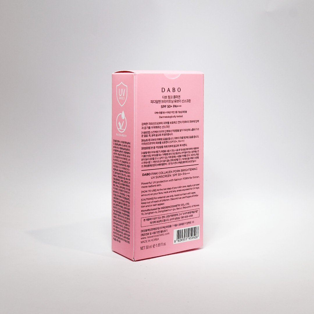 Dabo Pink Collagen PDRN Brightening UV Sunscreen SPF50+ PA+++ 50 ml thumbnail 5