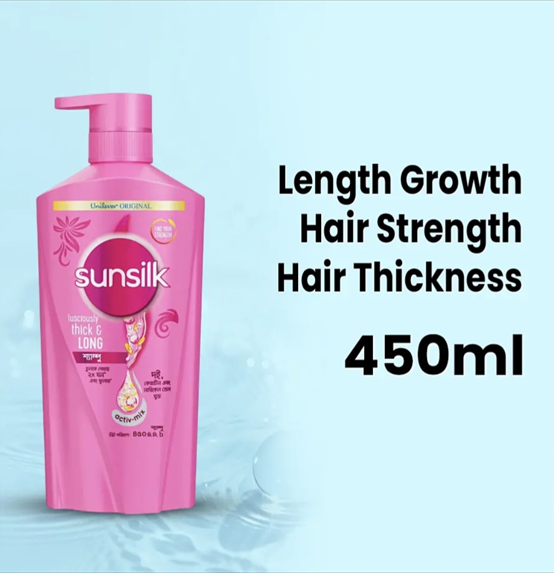 Sunsilk Lusciously Thick & Long Shampoo - 450ml