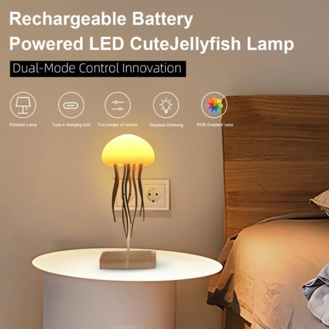 Aesthetic Octopus Lamp Light