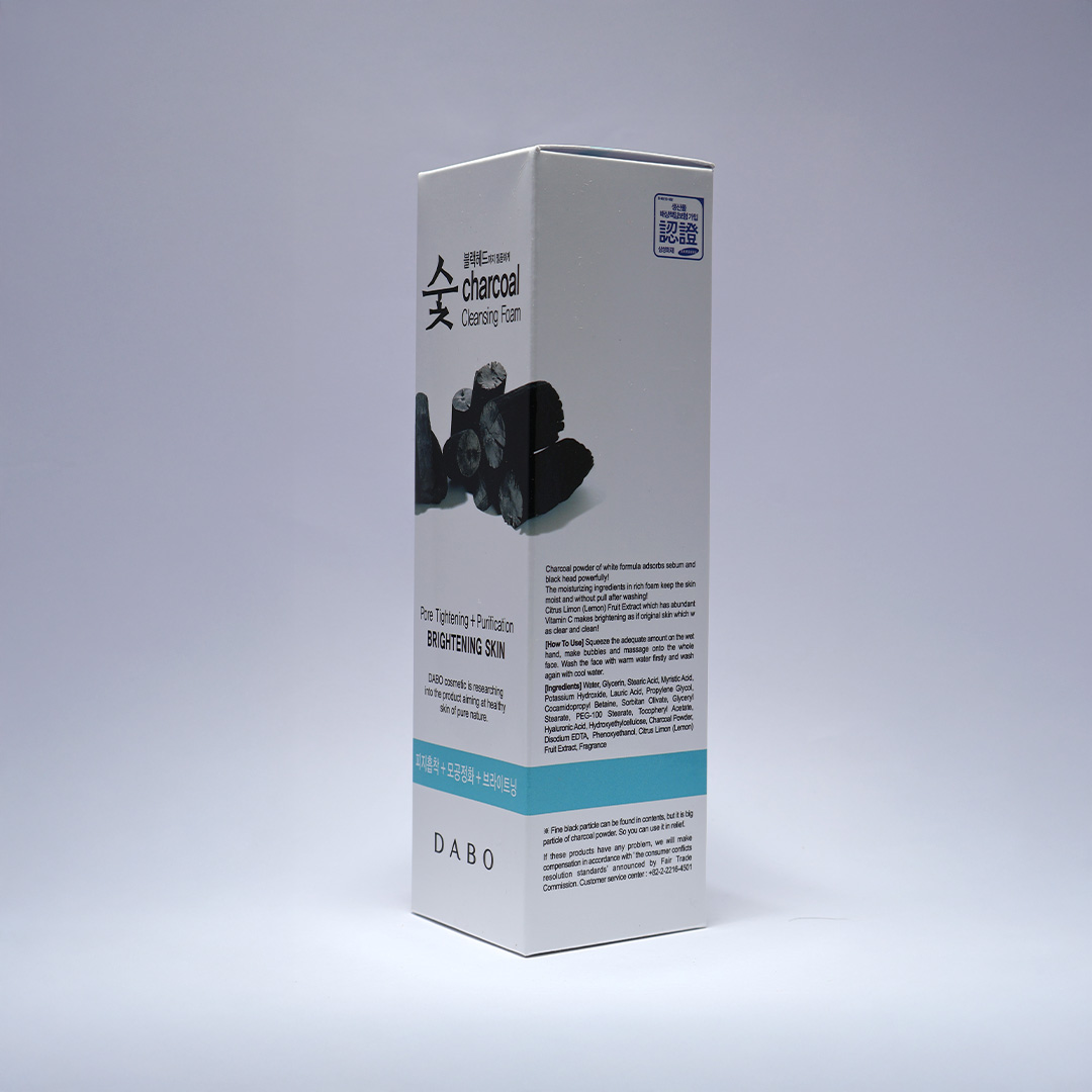 Dabo Charcoal Cleansing Foam 150 ml thumbnail 5
