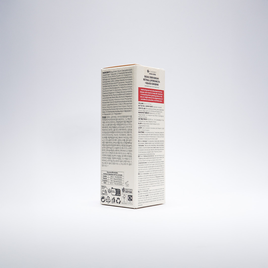 K-SECRET Seoul 1988 Serum : Retinal Liposome 2% + Black Ginseng 30 ml thumbnail 3