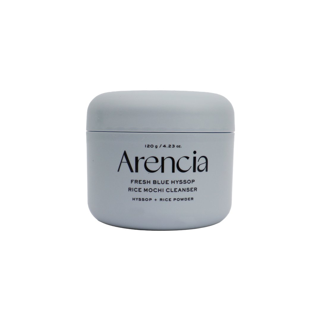 Arencia Fresh Blue Hyssop Rice Mochi Cleanser 120 g