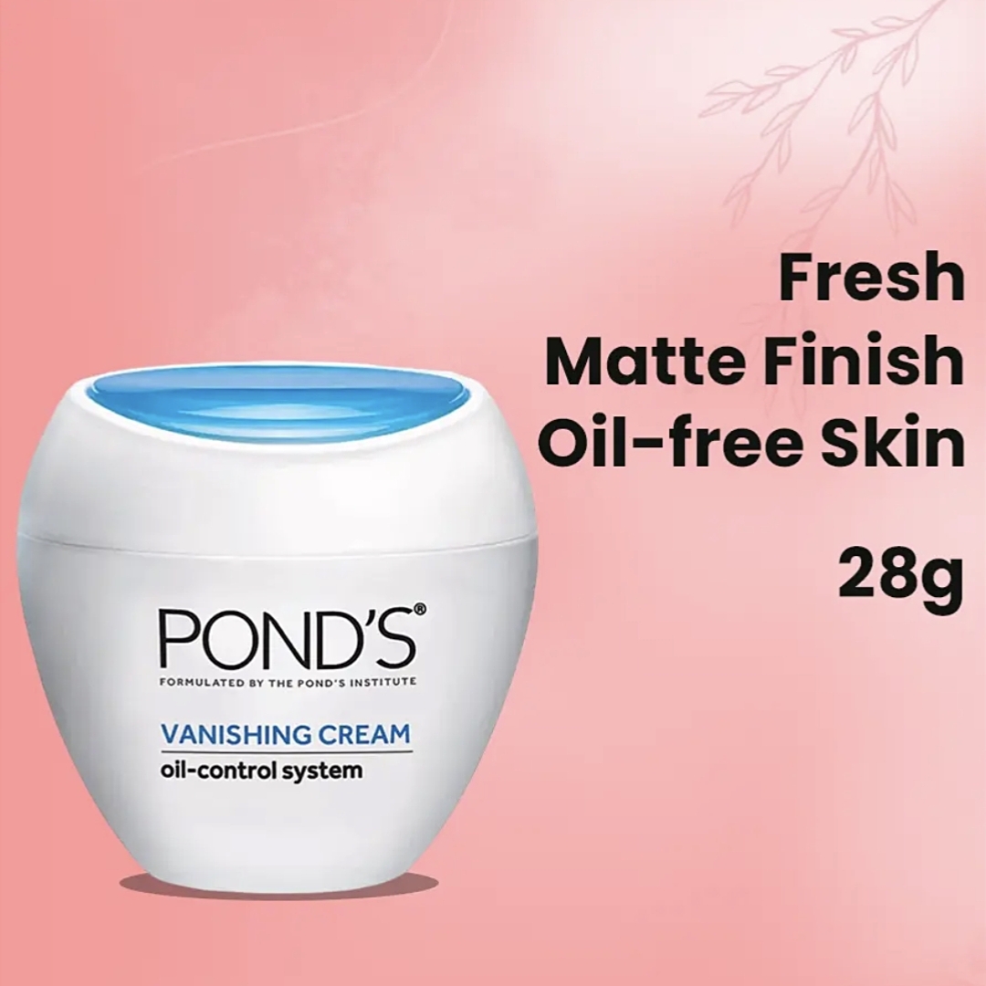 Ponds Vanishing Cream with Oil Control System - 28g