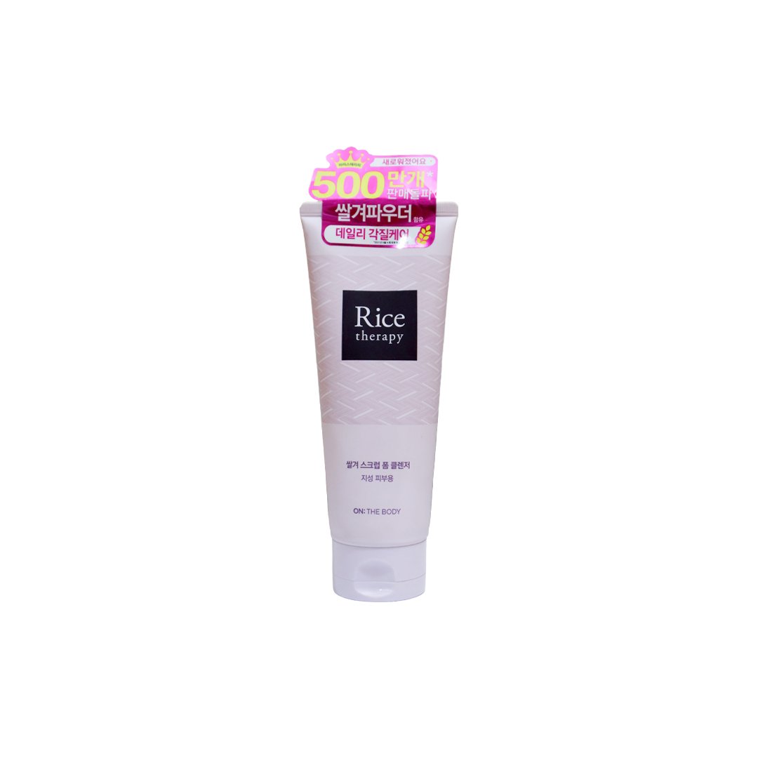 On the body Rice Therapy Rice Bran Scrub Foam Cleanser 150 ml