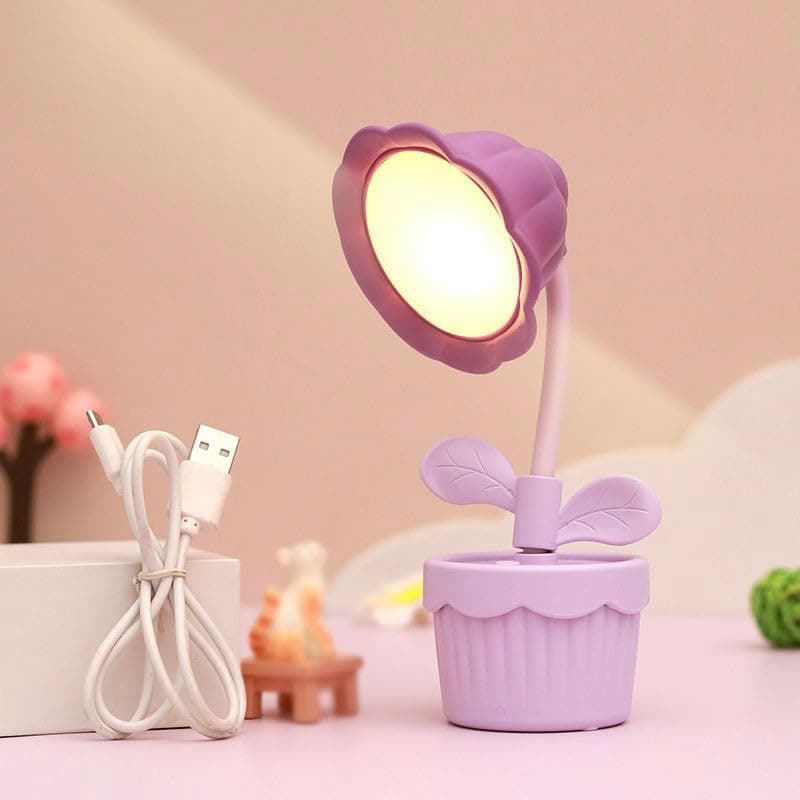 Flower-Shaped LED Desk Lamp L0731 thumbnail 4
